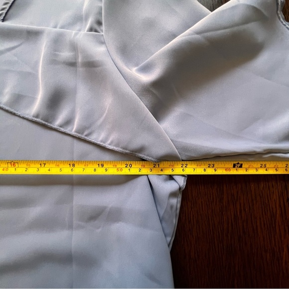 Shein Womens Grey Dress Casual Shirt Sheer Top size XL - Picture 4 of 5